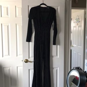 Velvet sleeved pants  jumper